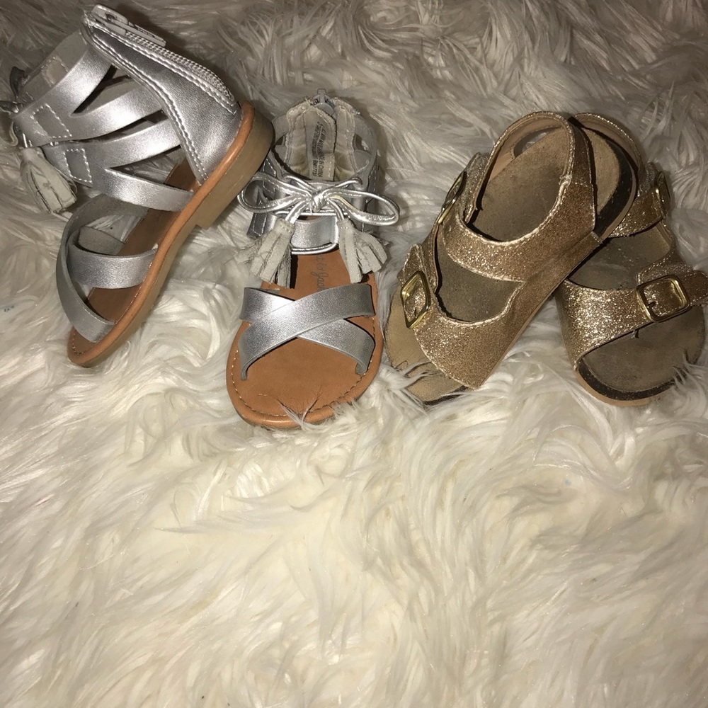 Toddler girl Cat &Jack sandal bundle